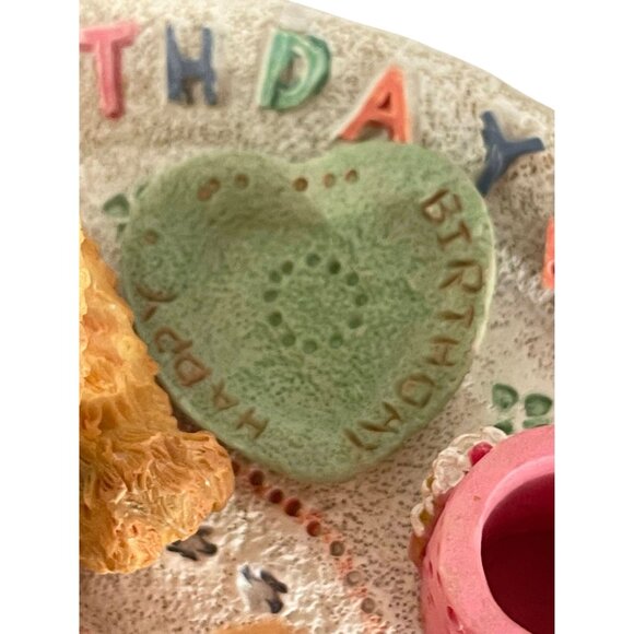 Boyds Bears Friends Birthday Figurine Display With Tea Set - Picture 6 of 10